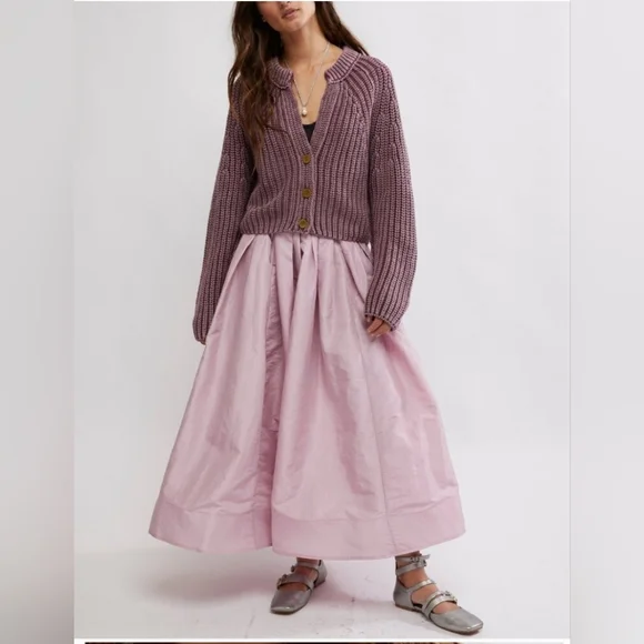 Free People Sweet Nothing Cardi/Moonscape - Picture 6 of 11